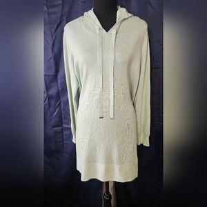 Cyrus Fine Knit Hoodie Tunic Sweater Plus Size 1X